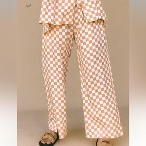 The Lullaby Club Luxe Lounge Pant - Checker